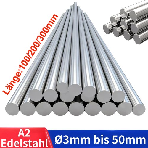 V2a edelstahl rundstange - edelstahl, Ø
