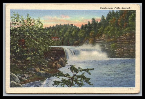 Ansichtskarte cumberland falls - ansichtskarte,