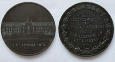 Freimaurer Medaille Loge drei Schwertern & Asträa grünenden Raute 1873 (166143)