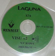 Werkstatthandbuch Elektrik / Schaltpläne auf DVD Renault Laguna X74 - 06/2001