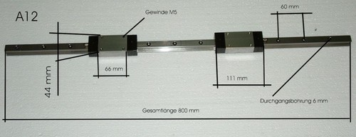 Linearführung star grösse - linearführung,