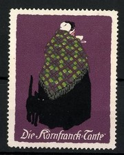 Künstler-Reklamemarke Ludwig Hohlwein, Kornfranck Kaffee-Zusatz, die Kornfranck 