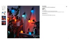 SOLVINDEN IKEA 12er LED