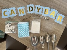 Candybar / Party Zubehör Blau