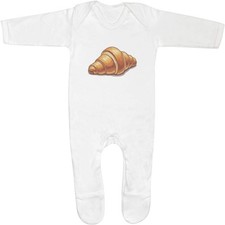 Baby Strampler Jumpsuits / Schlafanzüge "Single Croissant" (SS051222)