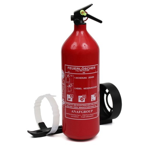Auto hand feuerlöscher - auto, abc