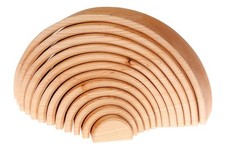 Grimms 10669 Bogenspiel Natur Ab 0 Jahre 12 Teile aus Holz + BONUS