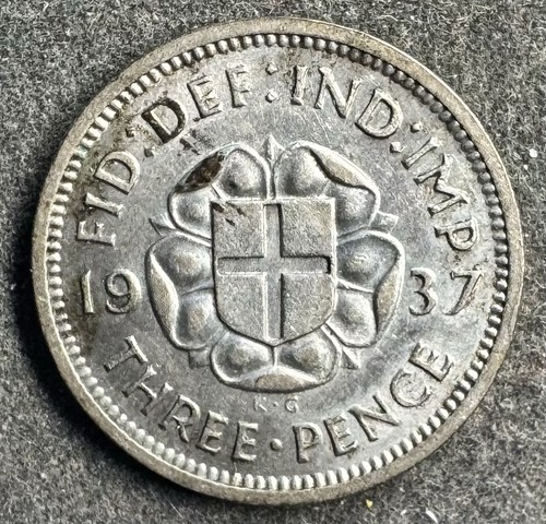 Pence 1937 großbritannien - 3,