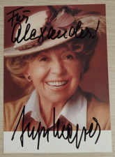 Autogramm deutsche Film- und TV Schauspielerin Inge Meysel (86381)