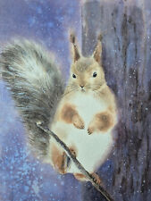 Eichhörnchen Aquarell Original Gemälde Kreatives Geschenk