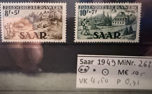 Saarland 1949 262 263 - 1949, 262-263