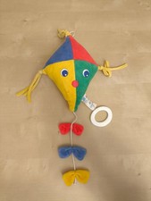 C&A Babyclub Spieluhr Drache bunt 80er 90er Vintage Rarität mit Schleifen 