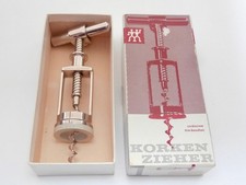ZWILLING J.A. Henckels Korkenzieher SOLINGEN inOVP 1970s Vintage Corkscrew Rare!