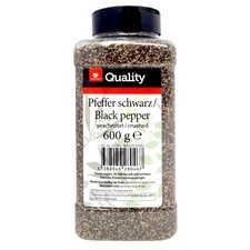 Transgourmet Quality Pfeffer schwarz geschrotet 600g Dose Gewürz (28,32 EUR/kg)