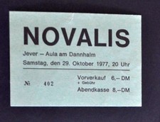 Novalis, Orig. Ticket