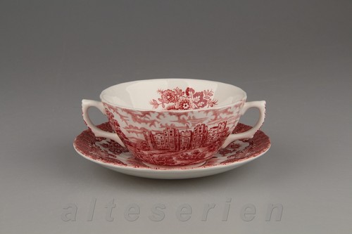 Suppentasse mit untere british - suppentasse,
