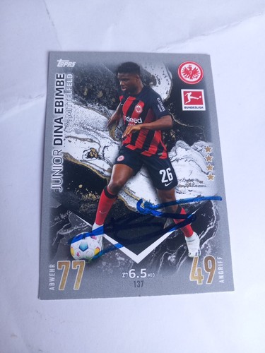 Match attax signiert junior - match,