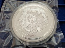 1kg Australian Lunar II Silber 2012 Drache 30 AUD Perth Mint, eingeschweißt