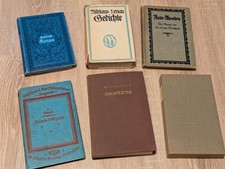 6x Altes Buch Sammlung Deutsch