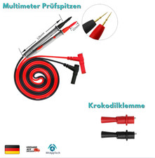 Messkabel Messleitung Prüfkabel Multimeter  Prüfspitzen - Krokodilklemme