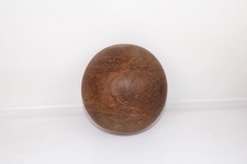 Alte Kegelkugel aus Holz Kugel Vollkugel Loft Deko 