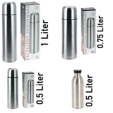 Thermosflasche Edelstahl 0,5/0,75/1,0 Thermoskanne Isolierflasche , Trinkflasche