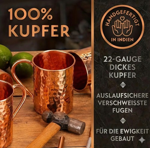 2er set ayurveda kupferbecher - 2er,