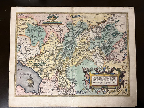 Original 1580 ortelius schrot - ortelius,