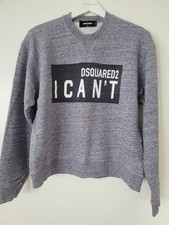 Original Designer Dsquared 2 Pullover Sweatshirt Gr. S/M Oversize Top W. Neu