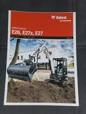 BOBCAT Kompaktbagger E26, E27 Prospekt von 07/2021 ( bauma 192 )