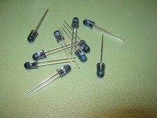 10x GaAlAs-IR-LED/-Diode Temic TSIL6400, 5 mm (T-1 3/4), 925 nm, high efficiency
