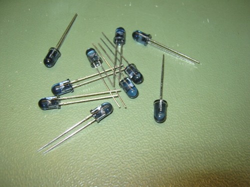 10x gaalas led diode - gaalas-ir-led/-diode, temic