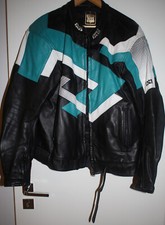 Herren Lederjacke IXS Vintage Motorrad Mehrfarbig Gr. 56, Protektoren Top Zustan