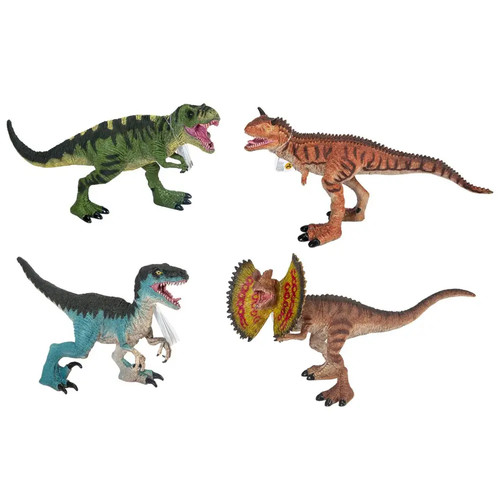 Dinosaurier 26cm sort - dinosaurier, 4-sort.