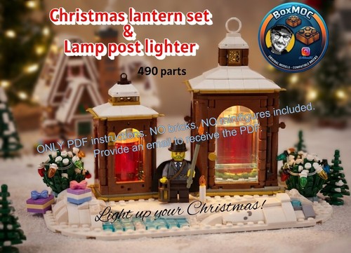 Lego moc weihnachtslaterne - lego,