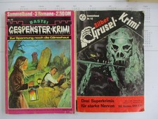 Konvolut 4 Romane Sammelbände Gespensterkrimi, Gruselkrimi, Macabros, Zamorra
