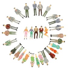  30 Pcs Kleine Figuren Menschen Puppenhaus Set Spielfiguren Kinder Mini