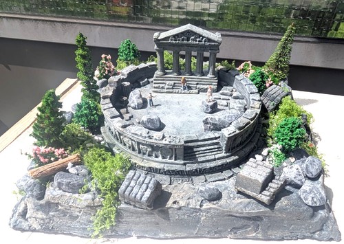 Diorama spur 160 lost - spur, 1:160
