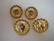 4Kerzenhalter für Adventskranz goldfarben