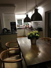 Massiver Esstisch Edelkastanie – Landhausstil 200x100 cm – hochwertig & charmant