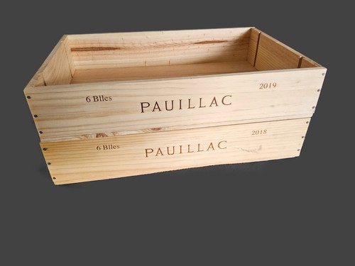 Set 6er holzkiste - 2x, weinkiste