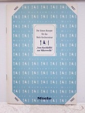 MIELE Kochbuch 1980 Mikrowelle
