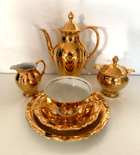 Teeservice Kaffee Set Porzellan Bareuther Waldsassen Bavaria Kaffee Mocca