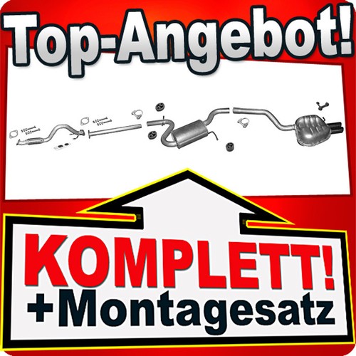 Auspuff für golf - golf, v