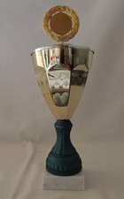 1 Pokal XL Imposant groß Höhe 40cm mit Gravur + Emblem II. Wahl #25255 (Sieger)