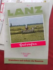 Lanz Bulldog Prospekt -   Heurechen