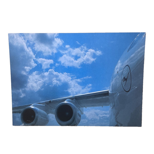 Postkarte flugzeug airline - postkarte,