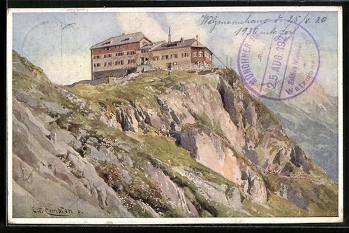 Künstler edward theodore - künstler-ak,