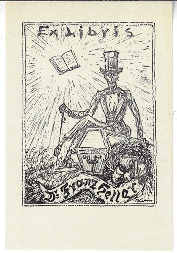 Alfred kubin exlibris - alfred, für