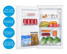 PKM Einbaukühlschrank weiß